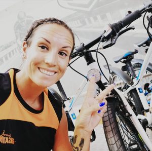 Medewerkster Amanda van Bike Sensations